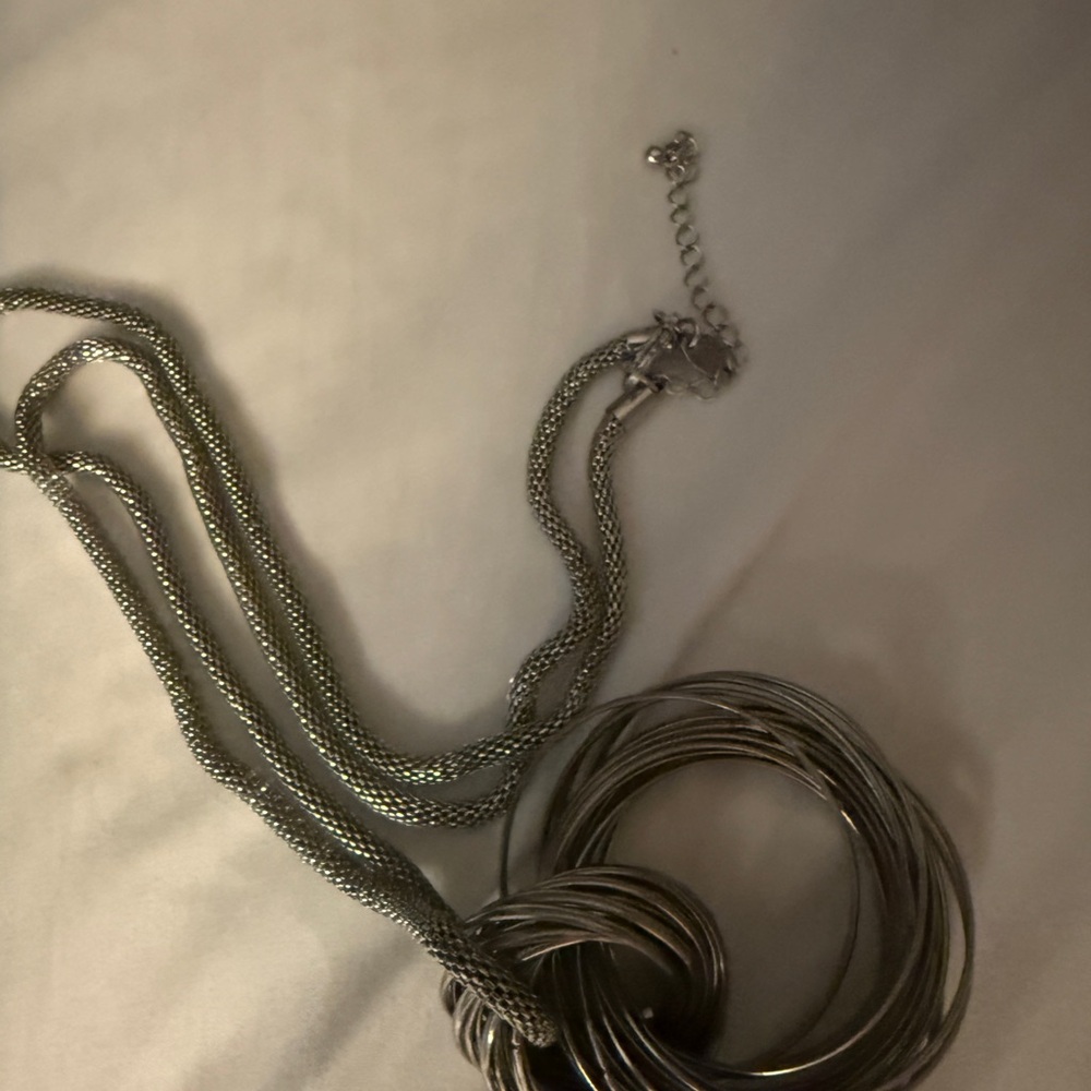 Chic Silver Chain Necklace